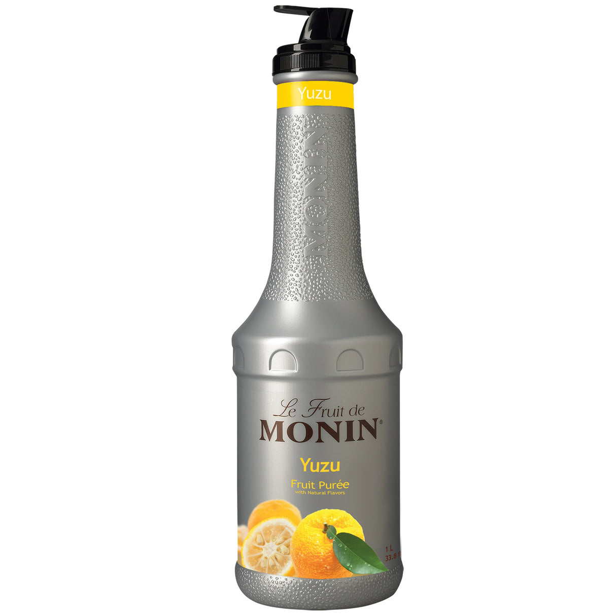 Beverage Syrup, Puree Yuzu, Plastic,4 - 1 LITER