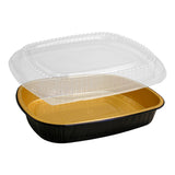 Pans, Foil, Large, with Lid, 1 Each,100 - 1 COUNT