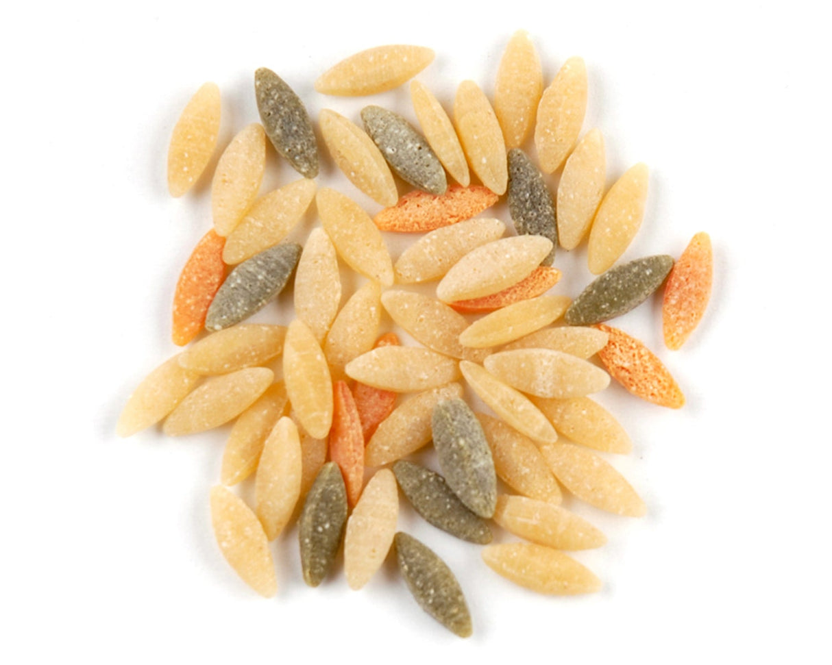 Pasta, Orzo, Italian, Tri-Colored,1 - 10 POUND