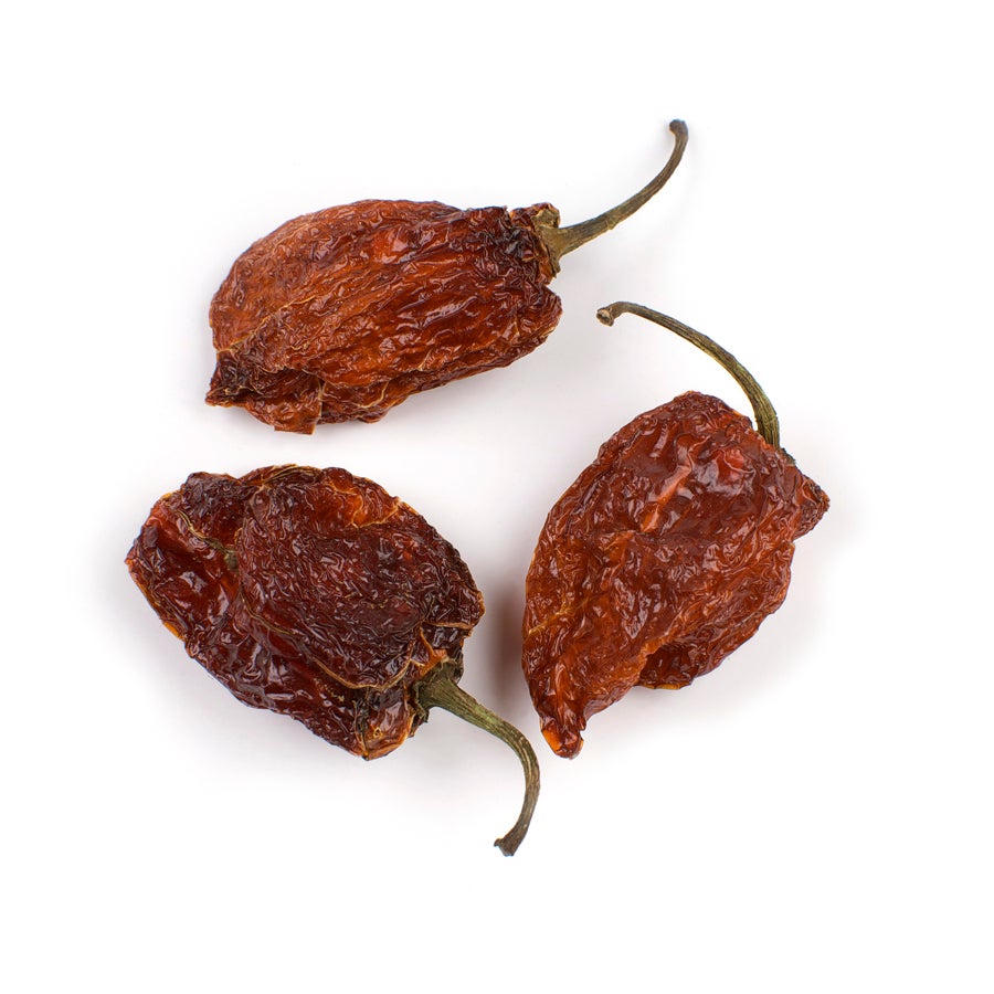 Peppers, Habanero Chili, Whole, Dried,1 - 5 POUND