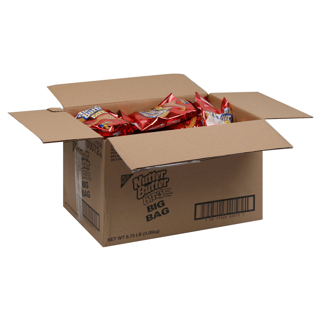 Cookies, Peanut Butter, Bite-Size, Big Bag, Shelf-Stable,36 - 3 OUNCE