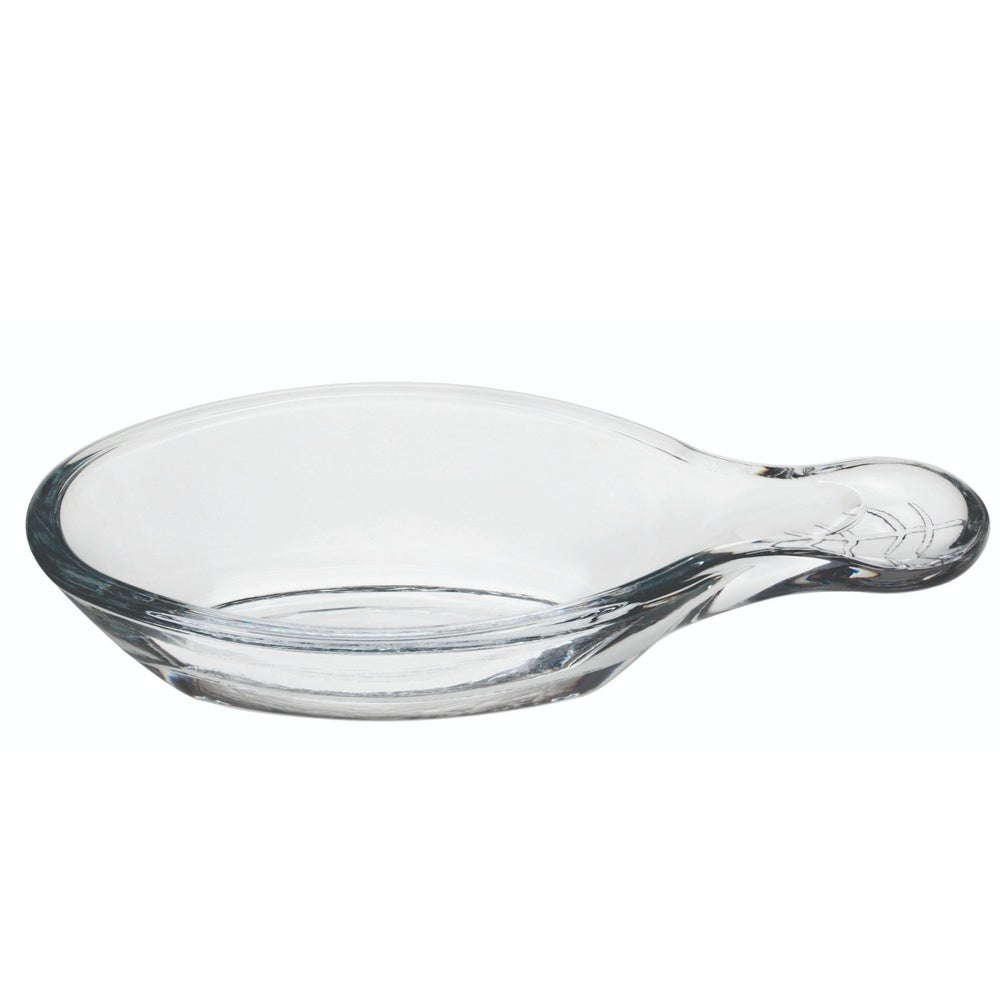 Dishes, Tasting, Leaf, 2 Ounce, Mini, Clear, with Etched Handle, 2 Ounce,1 - 6 COUNT
