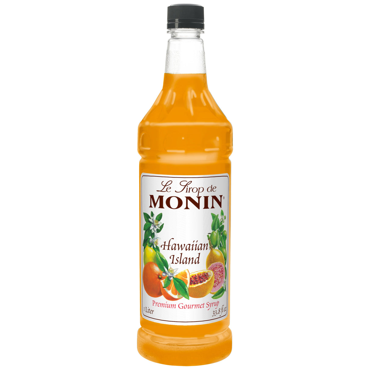 Beverage Syrup, Hawaiian Island, Plastic,4 - 1 LITER