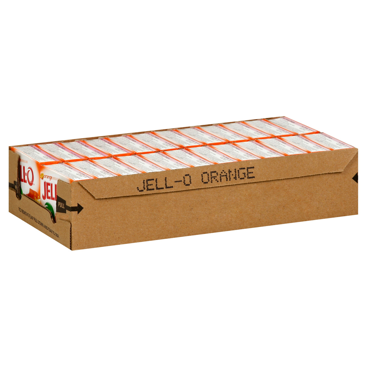 Gelatin Mix, Orange, Shelf-Stable,24 - 3 OUNCE