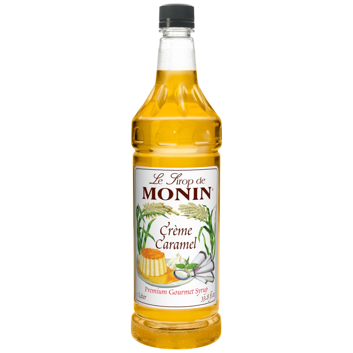 Beverage Syrup, Creme Caramel, Plastic,4 - 1 LITER
