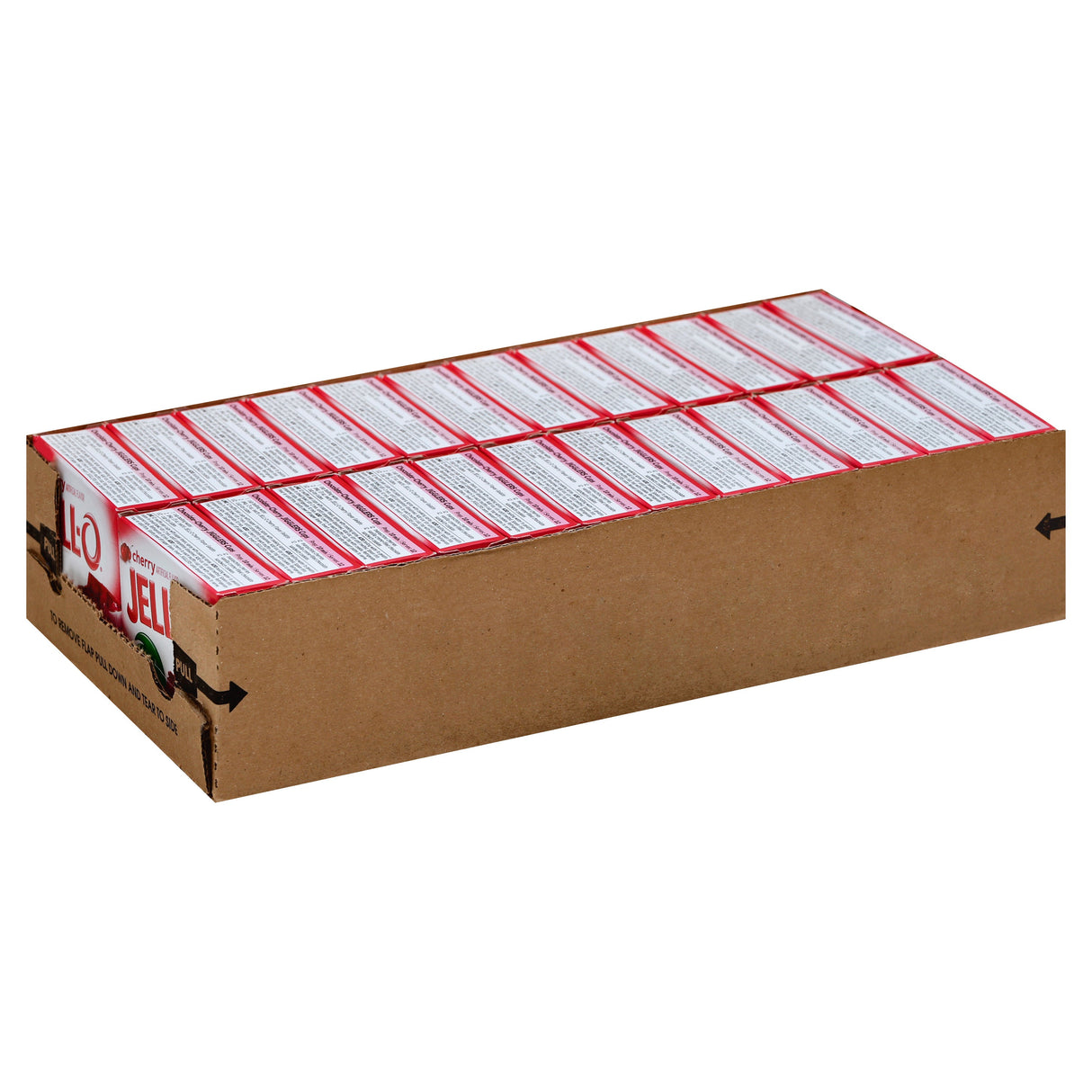 Gelatin Mix, Cherry, Shelf-Stable,24 - 3 OUNCE