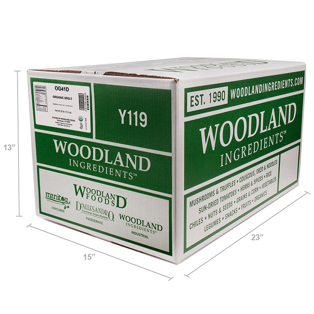 Organic, Spelt,1 - 25 POUND