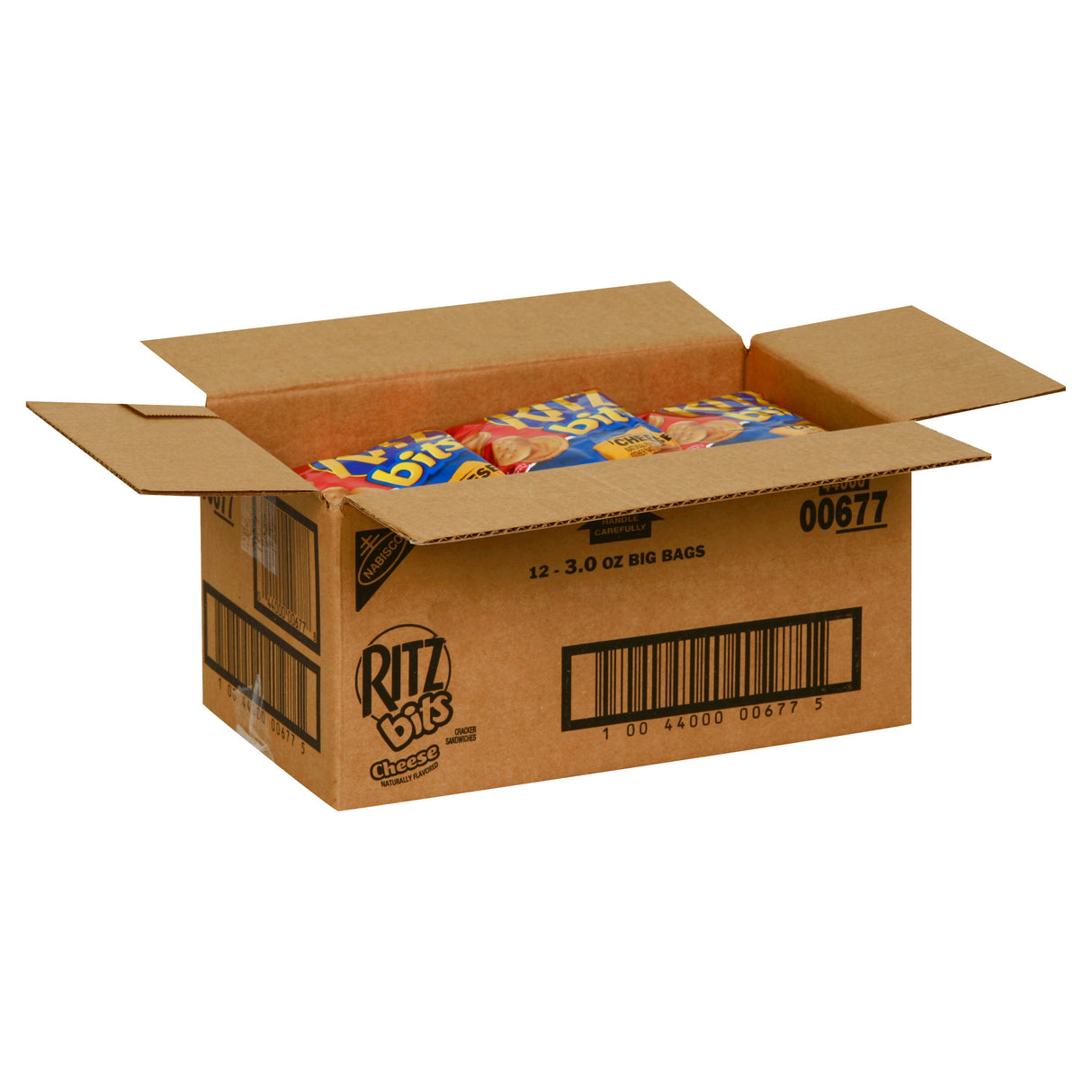 Crackers, Sandwich, Bits, Cheese, Shelf-Stable,12 - 85 Gram Avg