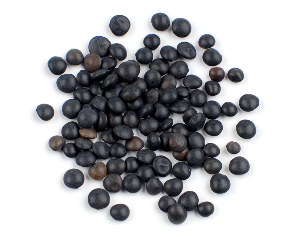 Lentils, Black Beluga, Dry-Packed, Organic,1 - 25 POUND