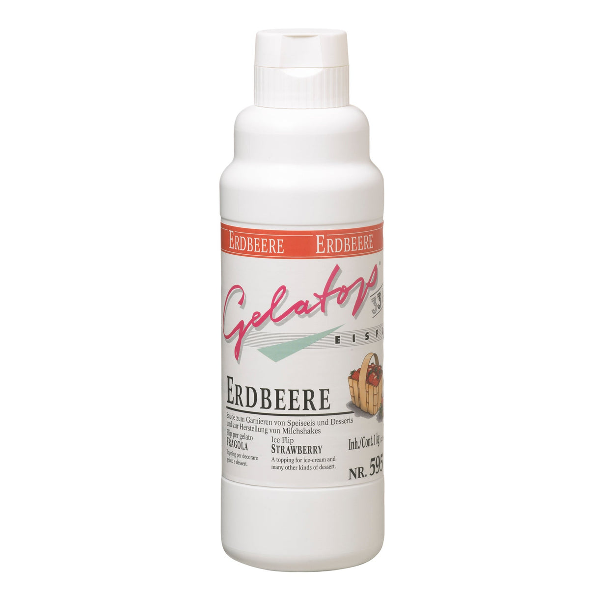 Sauce, Strawberry, Squeeze Bottle,1 - 2.2 POUND