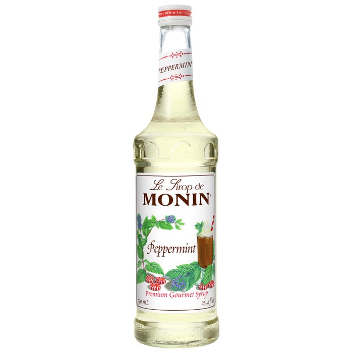 Beverage Syrup, Peppermint, Glass,12 - 750 ML