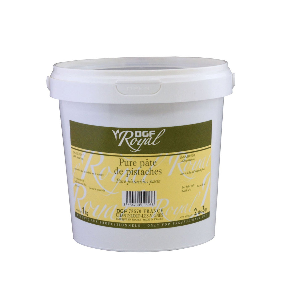 Paste, Pistachio,1 - 2.2 POUND
