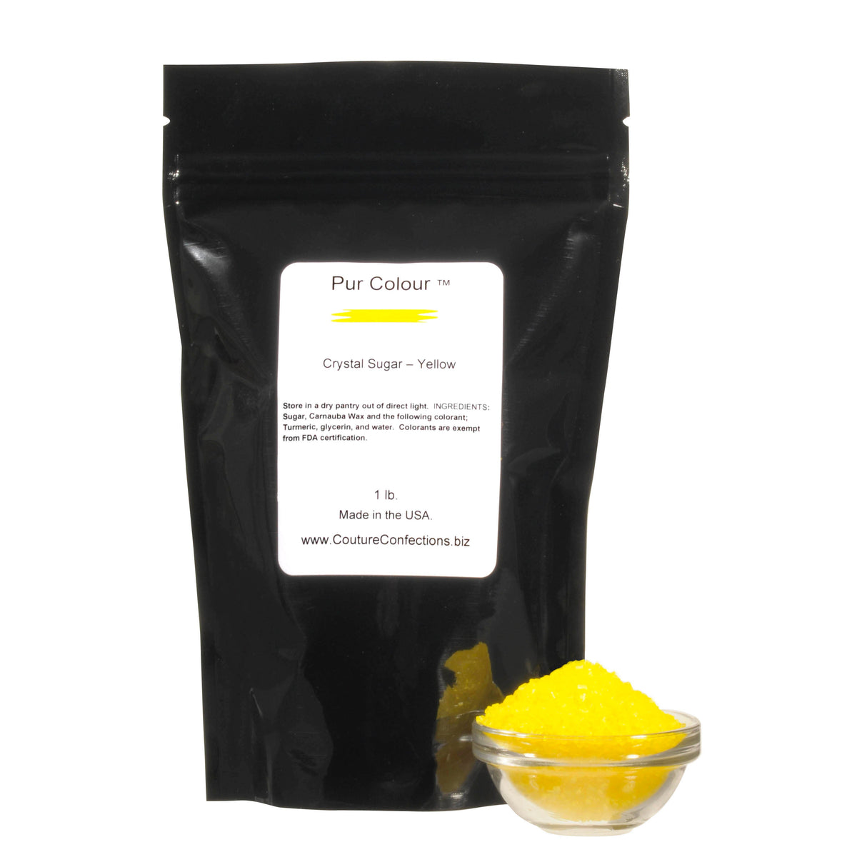 Sugar, Cane, Crystal, Yellow,1 - 1 POUND
