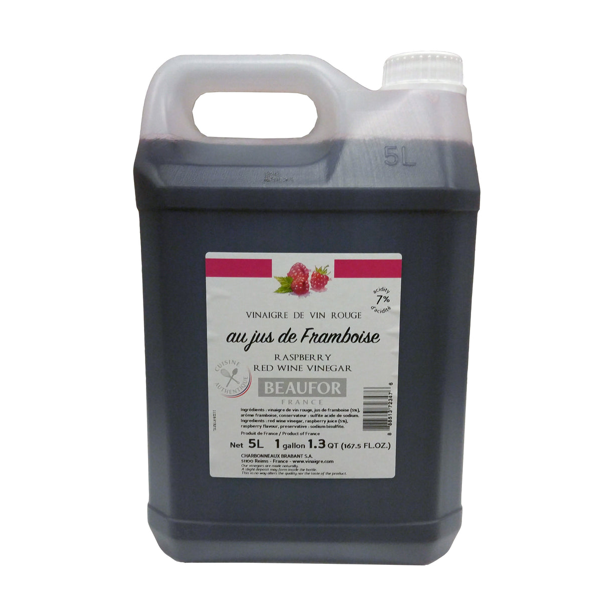 Vinegar, Raspberry,1 - 5 LITER