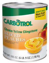Peaches, Sliced, in Juice, #10,6 - 105 OUNCE