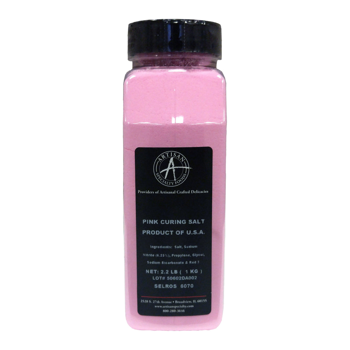 Salt, Curing, 6.25% Nitrite, Pink,1 - 2.2 POUND