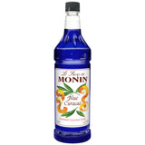 Beverage Syrup, Blue Curacao, Plastic,4 - 1 LITER