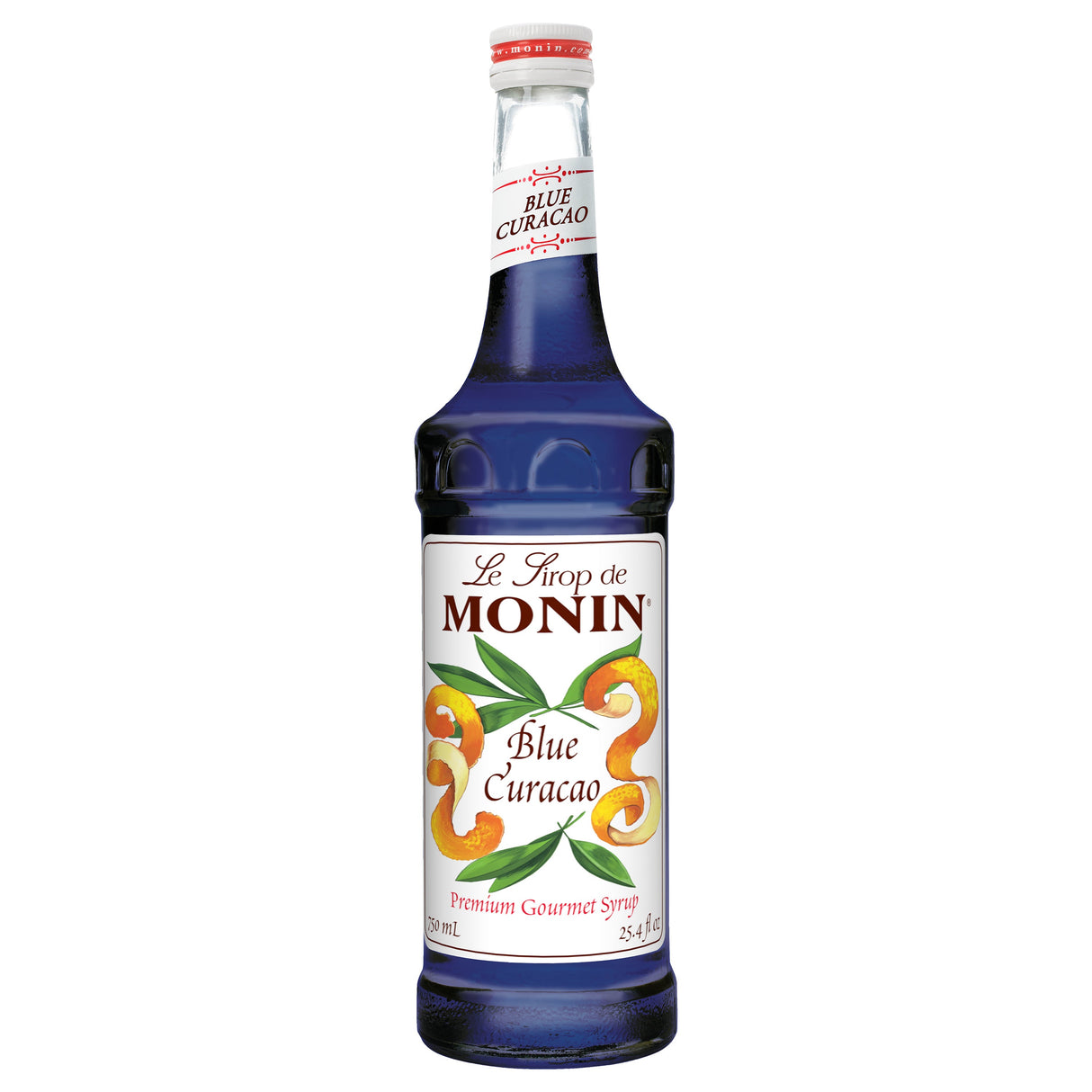 Beverage Syrup, Blue Curacao, Glass,12 - 750 ML