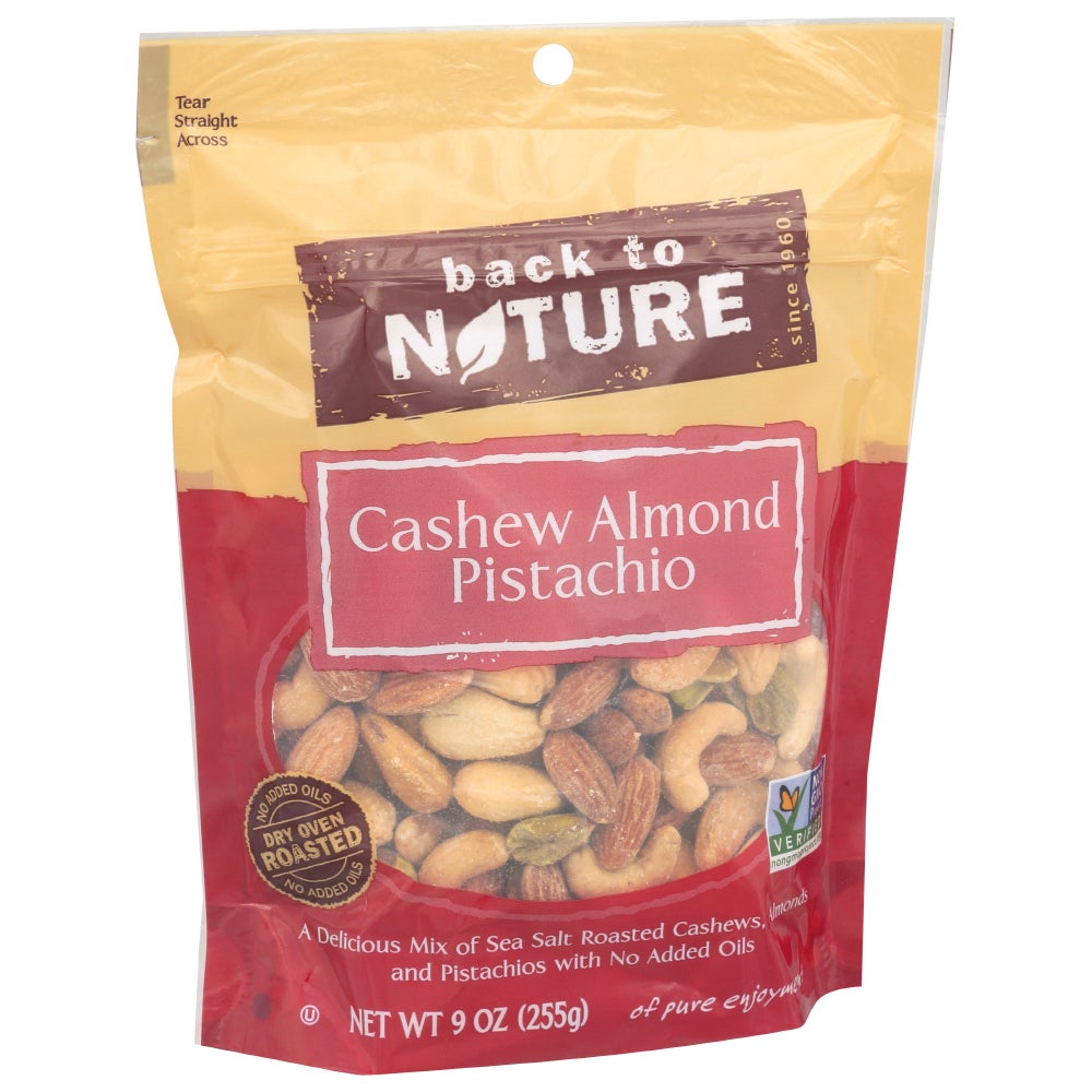 Nut Mix, Cashew/Almond/Pistachio, Roasted Sea Salt,9 - 9 OUNCE