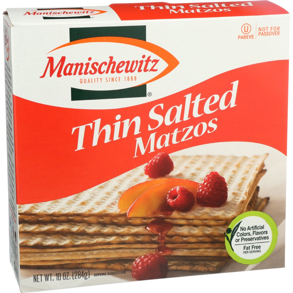 Crackers, Matzo, Thin Salted,12 - 10 OUNCE