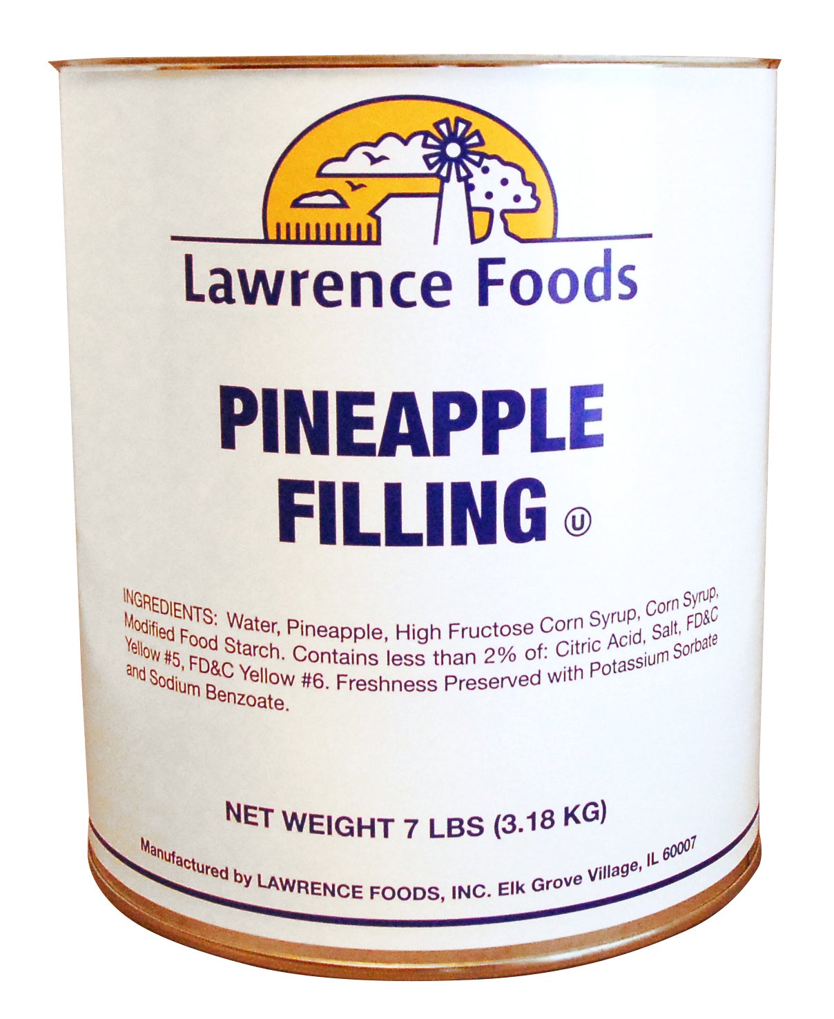 Filling, Pineapple, Shelf Stable,6 - 7 POUND