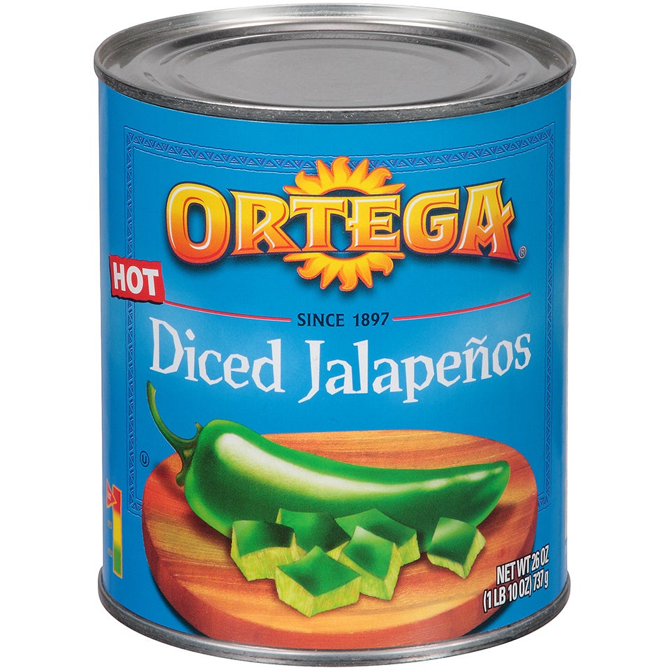 Jalapenos, Diced,12 - 26 OUNCE