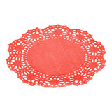 Doilies, Lace, 4 Inch, Paper, Red,1 - 100 COUNT