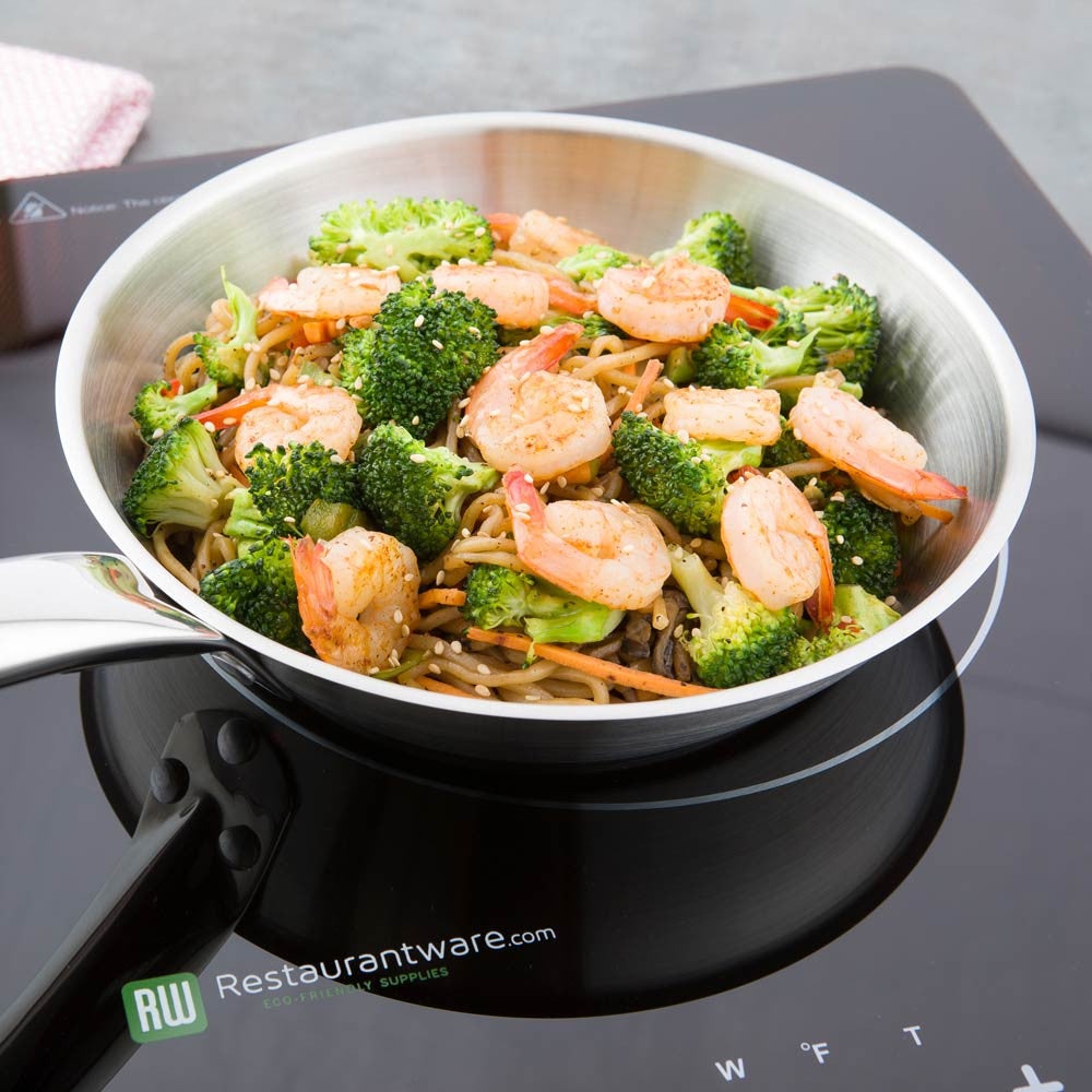 Pan, Fry, 8 Inch, Nonstick, Stainless Steel, Induction Ready, 8 Linear Inch,1 - 1 COUNT