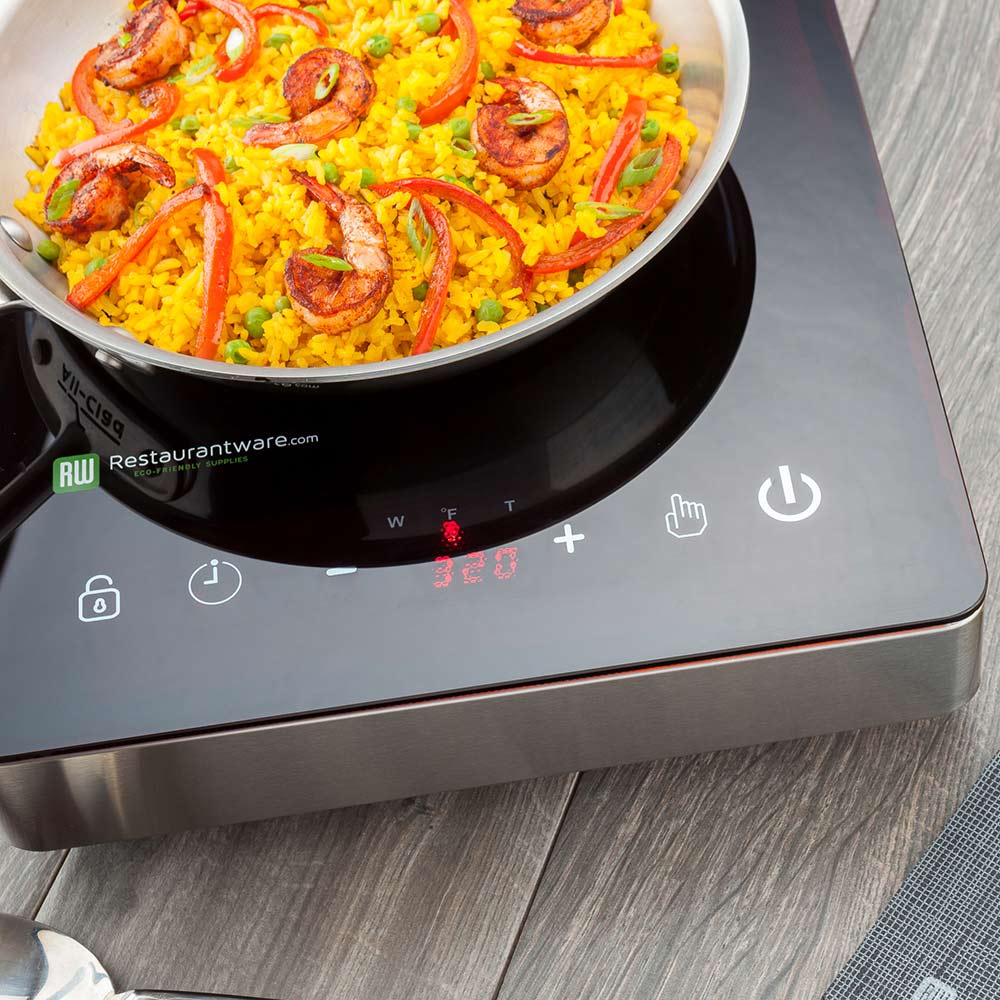Cooktop, Induction, 11.75 x 15.25 x 3 Inch, Black, 120 Volt,1 - 1 EACH