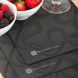 Napkins, Vintage, Black, 16 x 16 Inch, 16 Linear Inch,1 - 600 COUNT