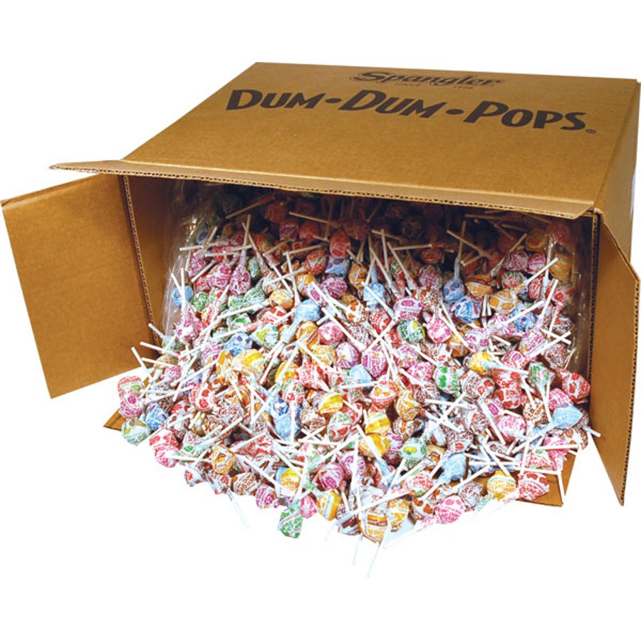 Candy Suckers, Dum Dum, Assorted,1 - 30 POUND