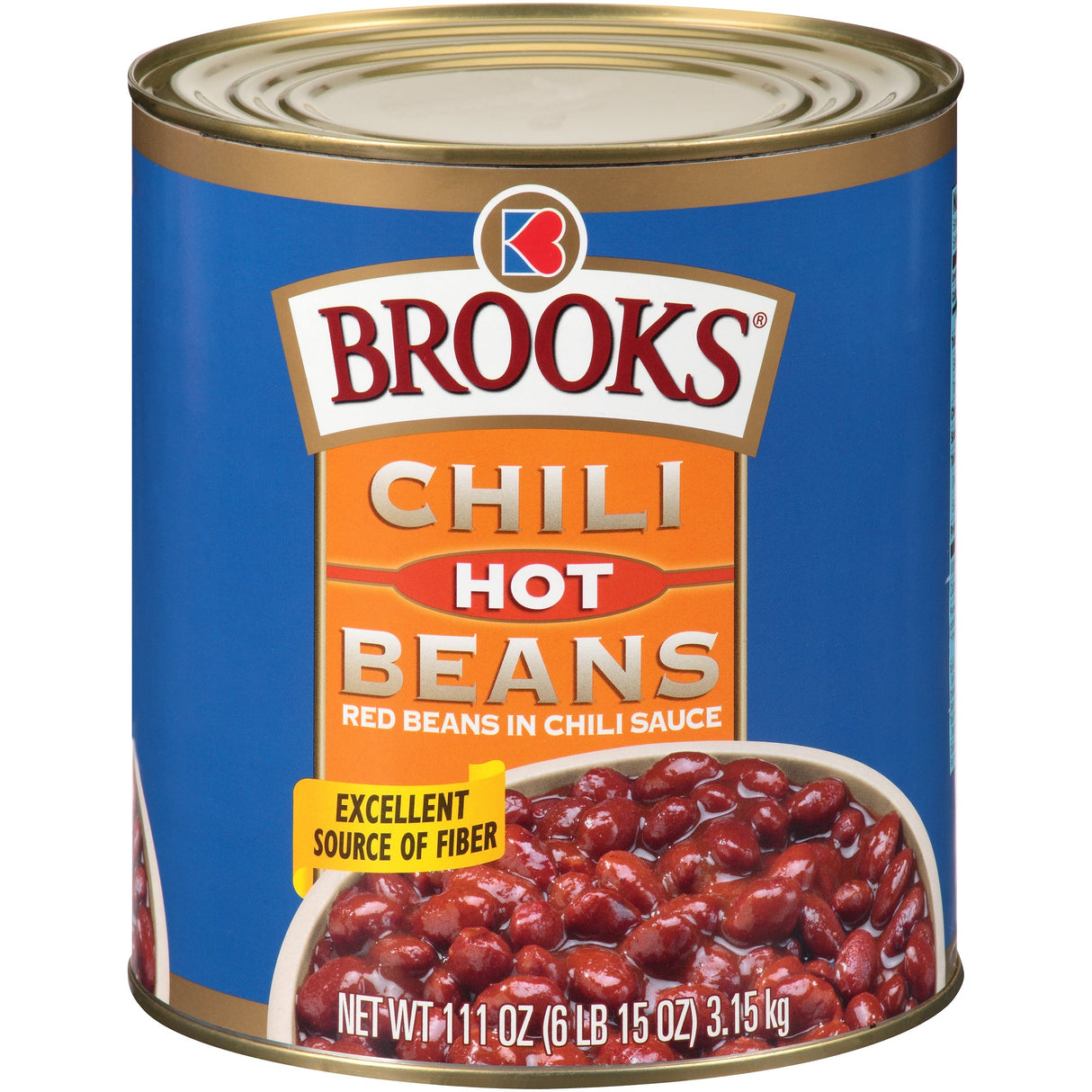 Beans, Red, Hot, in Chili Sauce,6 - 111 OUNCE