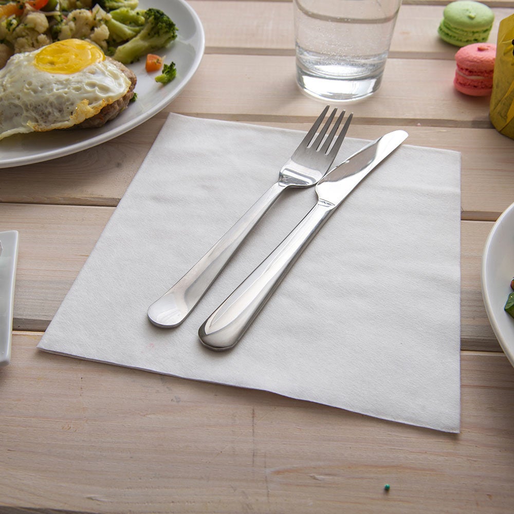 Napkins, Pure White, 16 x 16 Inch, 16 Linear Inch,1 - 600 COUNT