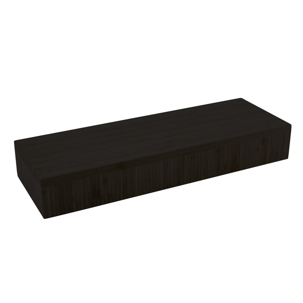 Riser, Short, 20.5 x 7 x 3.25 Inch, Rectangle, Black, Bamboo,1 - 1 EACH