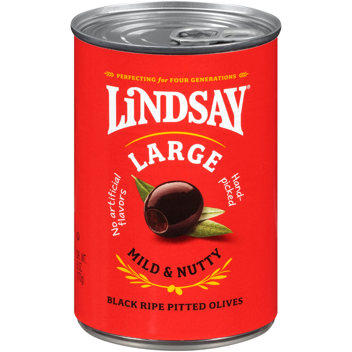 Olives, Black, Large, Pitted,24 - 6 OUNCE
