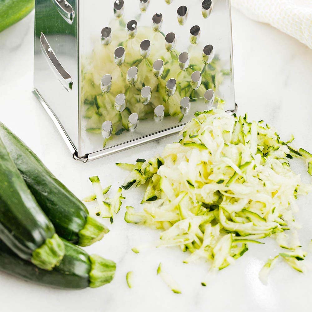 Grater, Cheese, Four-Sided Heavy Duty, Stainless Steel,1 - 1 COUNT