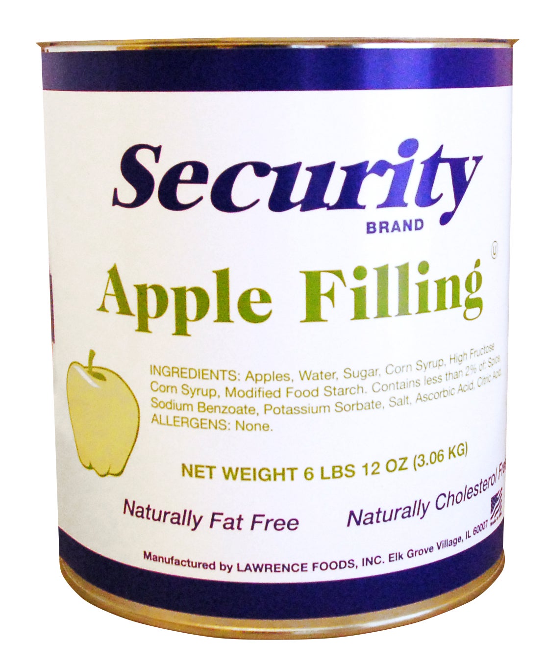 Filling, Apple, Shelf Stable,6 - 6.75 POUND