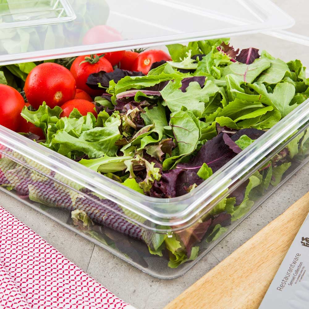 Container, Food, Full-Size 4 Inch Deep, Clear, Plastic,1 - 1 COUNT