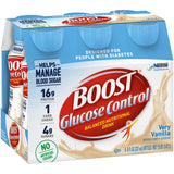 Beverage, Nutritional, Boost Glucose Control, Vanilla, Ready to Drink, 8 Fluid Ounce,4 - 6 COUNT