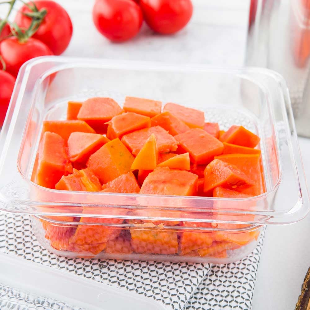 Container, Food, Sixth-Size 2.5 Inch Deep, Clear, Plastic,1 - 1 COUNT