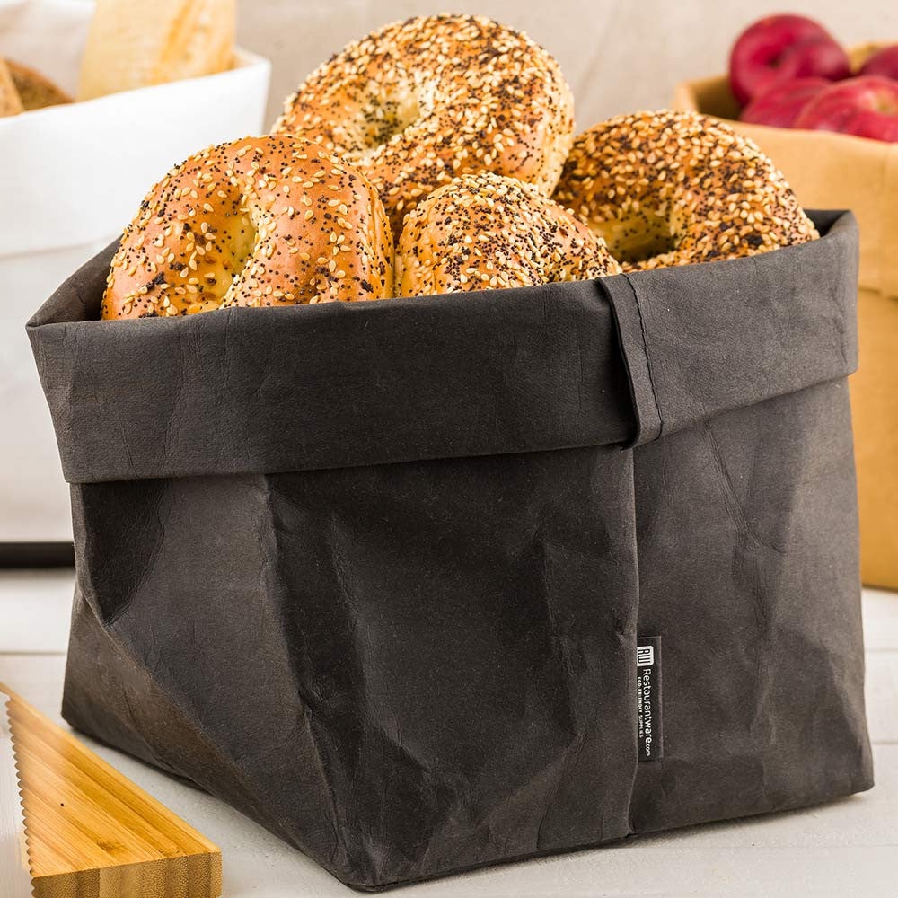 Bag, Washable, 7.9 x 9.8 Inch, Paper, Black,1 - 1 COUNT