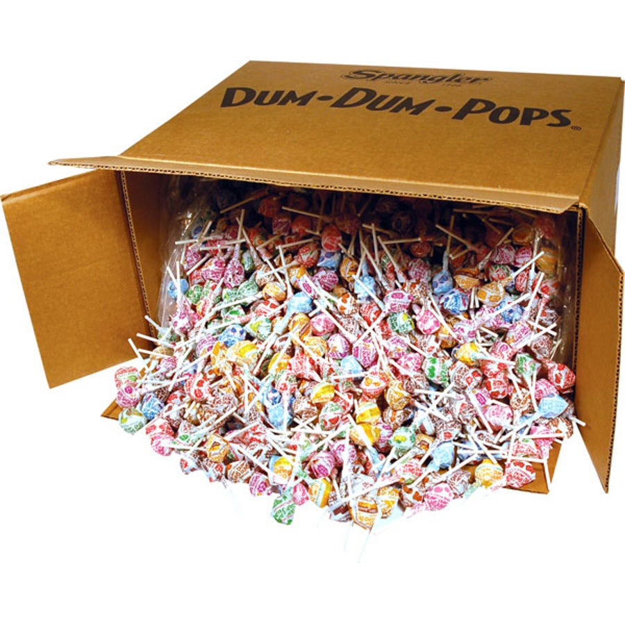 Candy Suckers, Dum Dum, Assorted,1 - 30 POUND