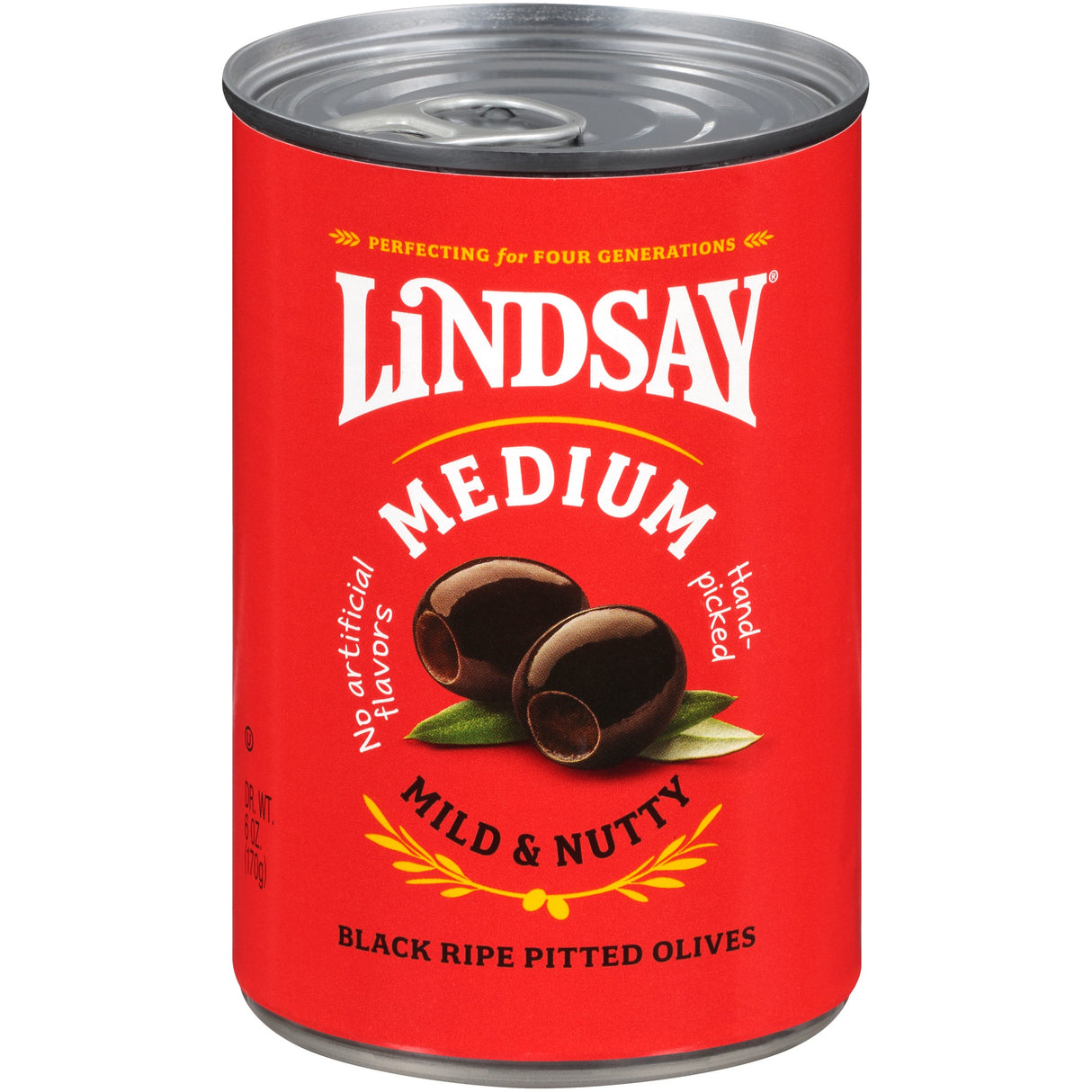 Olives, Black, Medium, Pitted,24 - 6 OUNCE