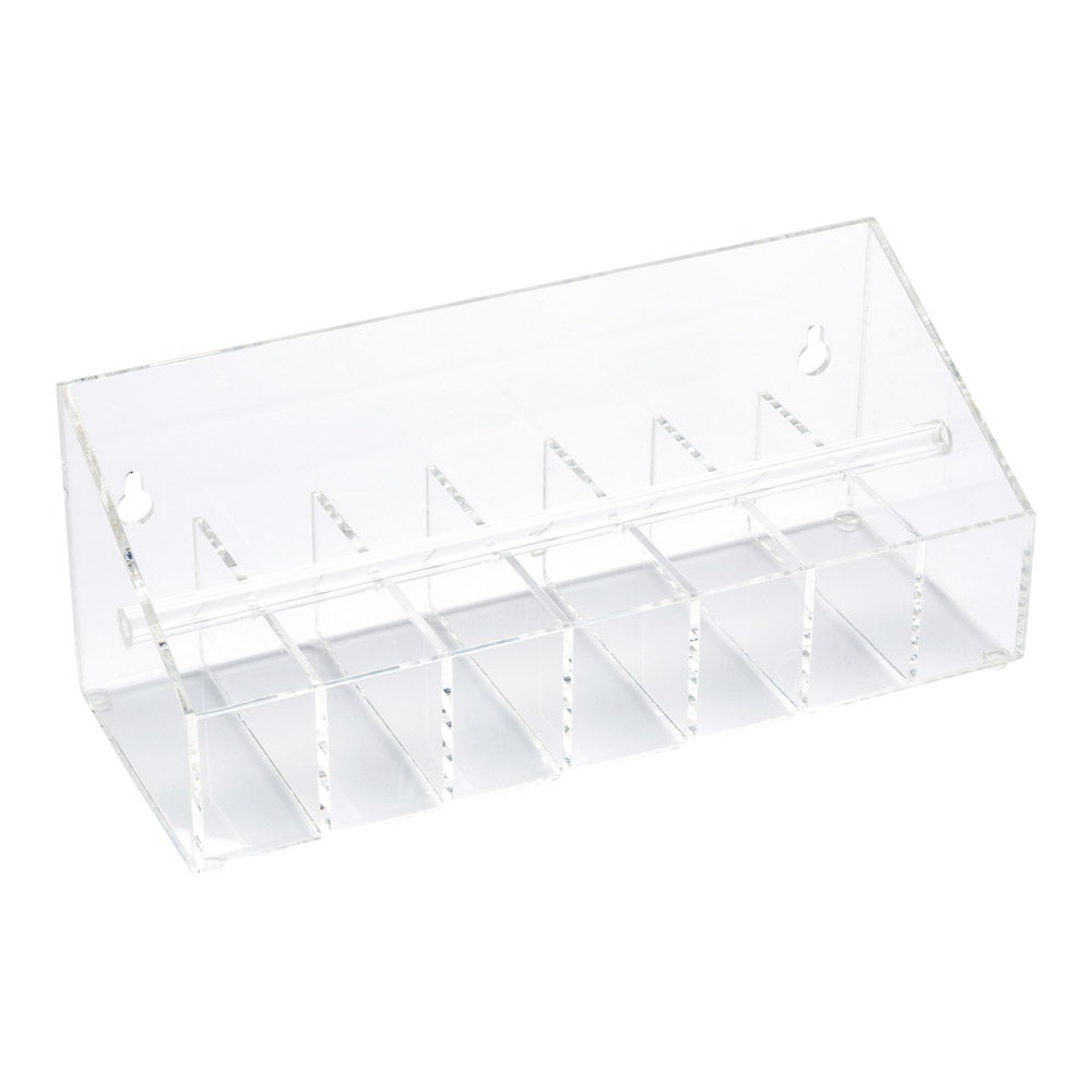 Dispenser, Label, Clear 14.5 x 3.5 x 3.5 Inch, with 7 Slots,1 - 1 EACH