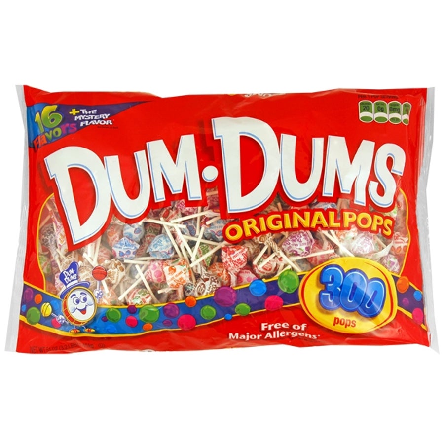 Candy Suckers, Dum Dum, Assorted,8 - 300 COUNT