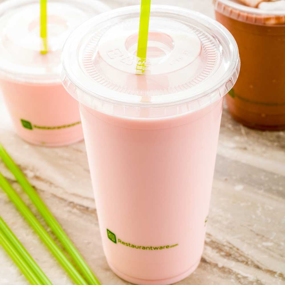 Straws, 8.3 Inch, Plastic, Green, PLA, 8.3 Linear Inch,1 - 2000 COUNT