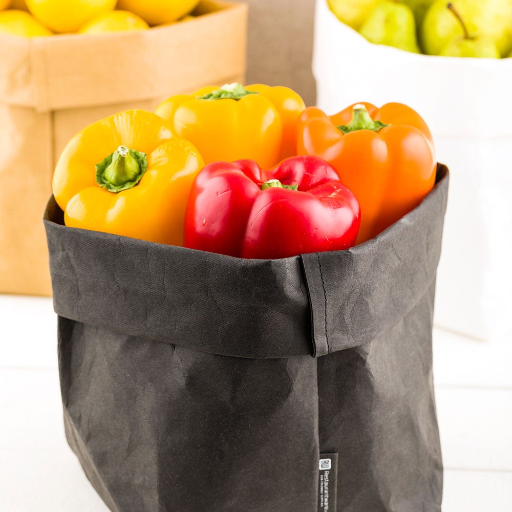 Bag, Washable, 6.3 x 9.8 Inch, Paper, Black,1 - 1 COUNT