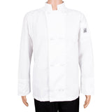 Jacket, Chef, Long-Sleeve, Basic, White, 5X, Poly/Cotton Blend,1 - 1 EACH