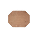 Placemats, Basketweave, 14 x 11 Inch, Canyon, Vinyl,12 - 1 EACH