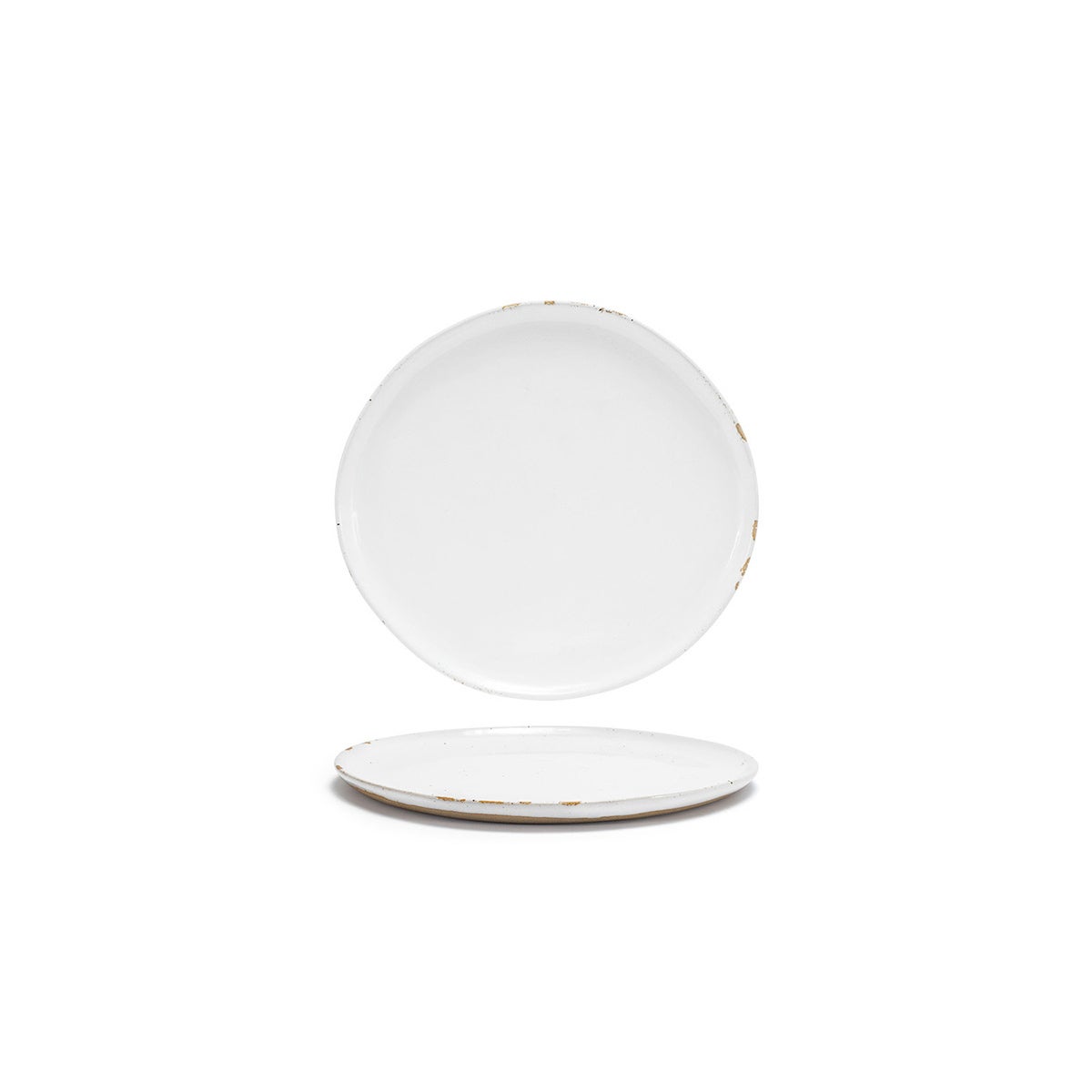 Plates, Porcelain, 11 Inch, White, Round,4 - 1 COUNT